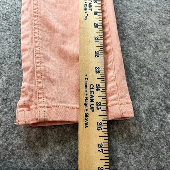 Pilcro and the Letterpress Jeans Womens 27 Anthropologie Stet Peach Cropped - Picture 13 of 14